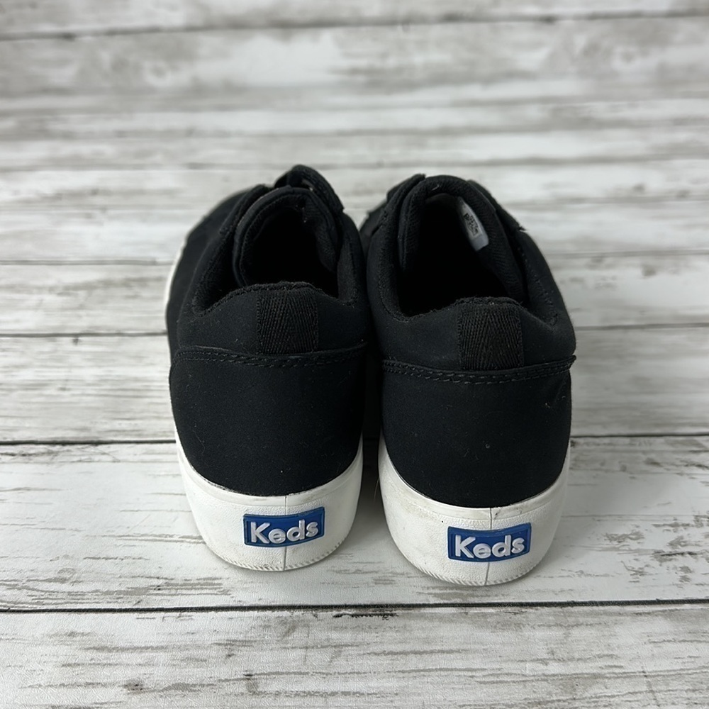 KEDS BLACK FABRIC SLIP ON 7 1/2 - Picture 4 of 11